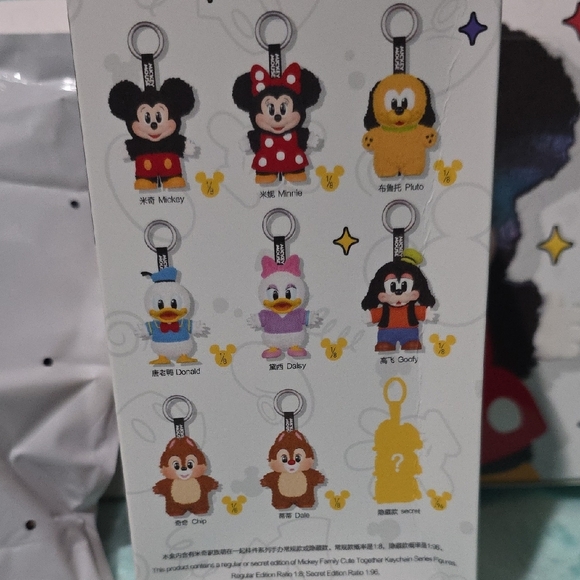 LABUBU (CHIP) Mickey Family Keychain. - Picture 3 of 5